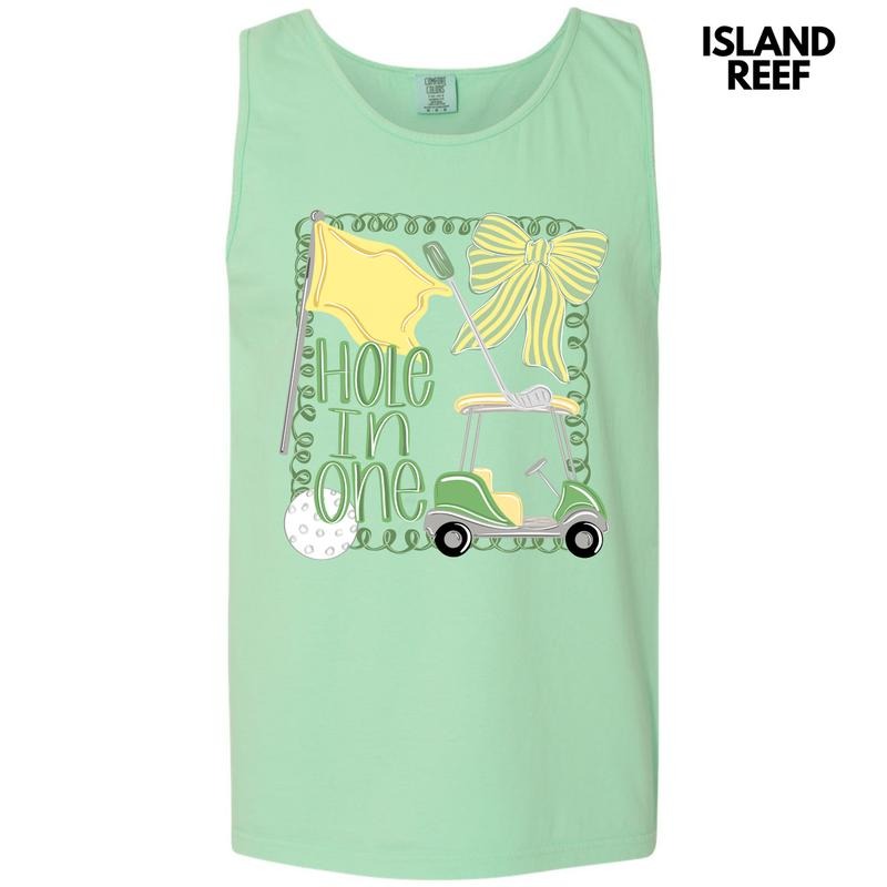 Tank Top - Hole In One Comfort Colors Tank Top 'NLB' T-Shirts, Hoodie, Sweatshirt | WearSparks.com