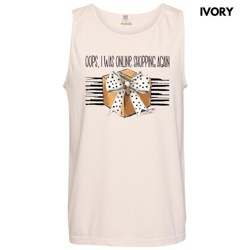 Tank Top - Online Shopping Again Comfort Colors Tank Top T-Shirts, Hoodie, Sweatshirt | WearSparks.com