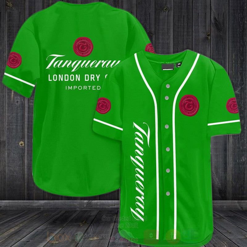 FASHION Tanqueray Baseball Jerseys Botton Shirt