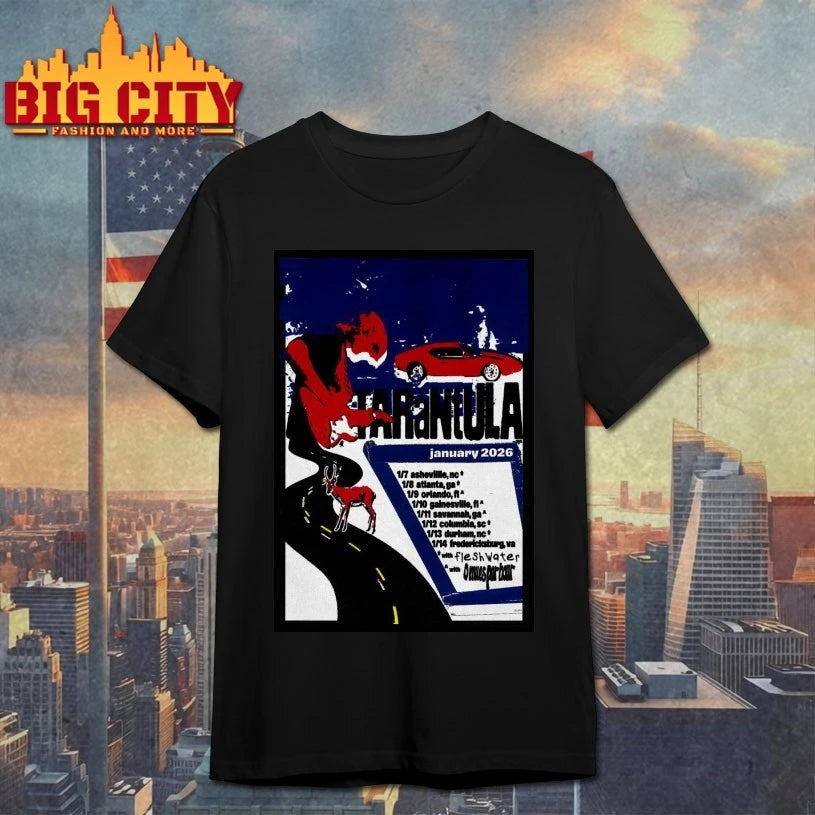 Tarantula Tour Jan 2026 Poster shirt