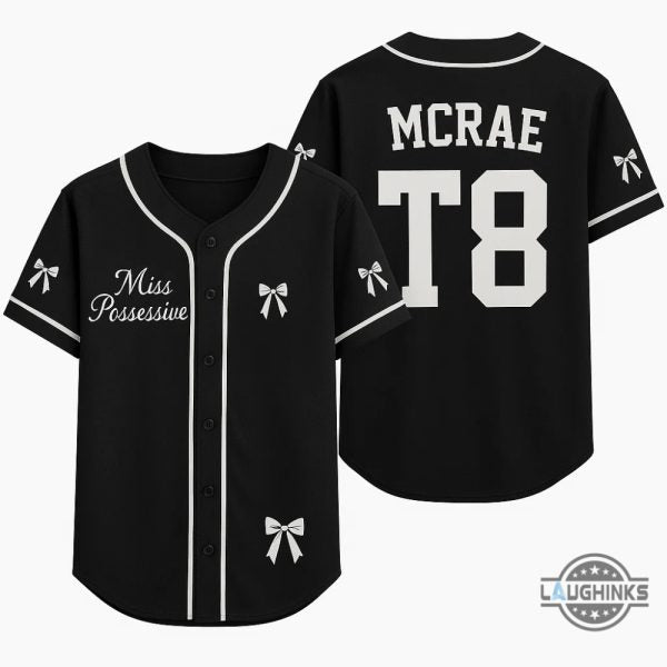 Tate Mcrae T8 Baseball Jersey Shirt For 2025 Concert
