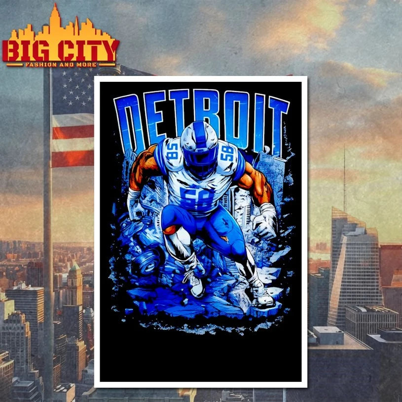 Taylor Decker Rockin Detroit 58 shirt