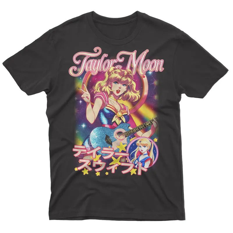 Taylor Moon Anime Graphic Cartoon T Shirt, Taylor Anime Shirt, Gift for Women and Men Hoodie, Sweatshirt | WearSparks.com