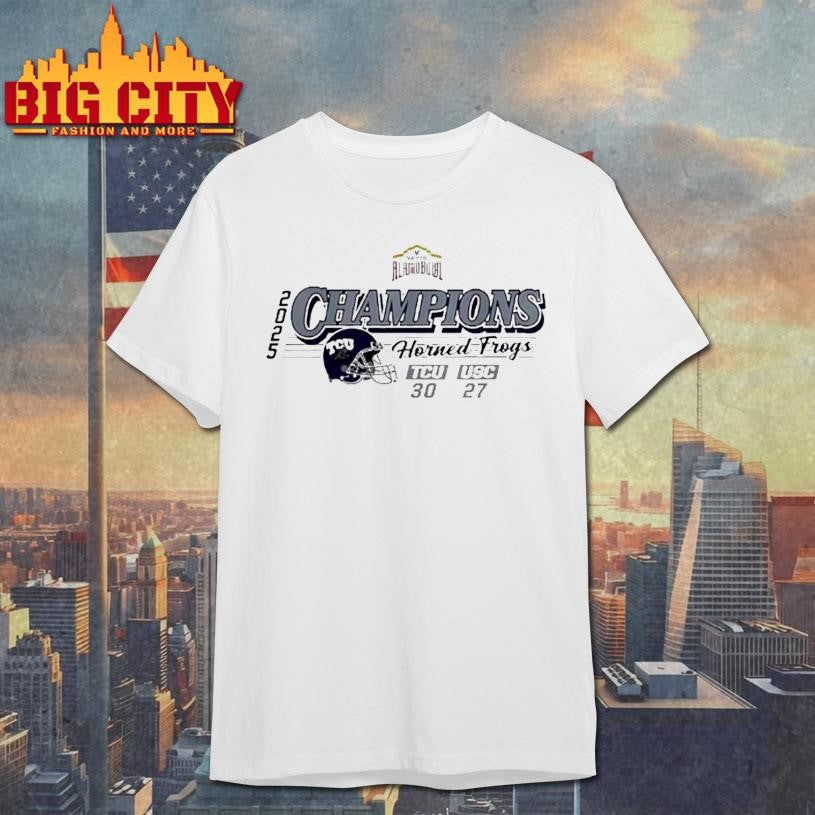 Tcu Horned Frogs 2025 Valero Alamo Bowl Champions Shirttcu Horned Frogs 2025 Valero Alamo Bowl Champions Shirt