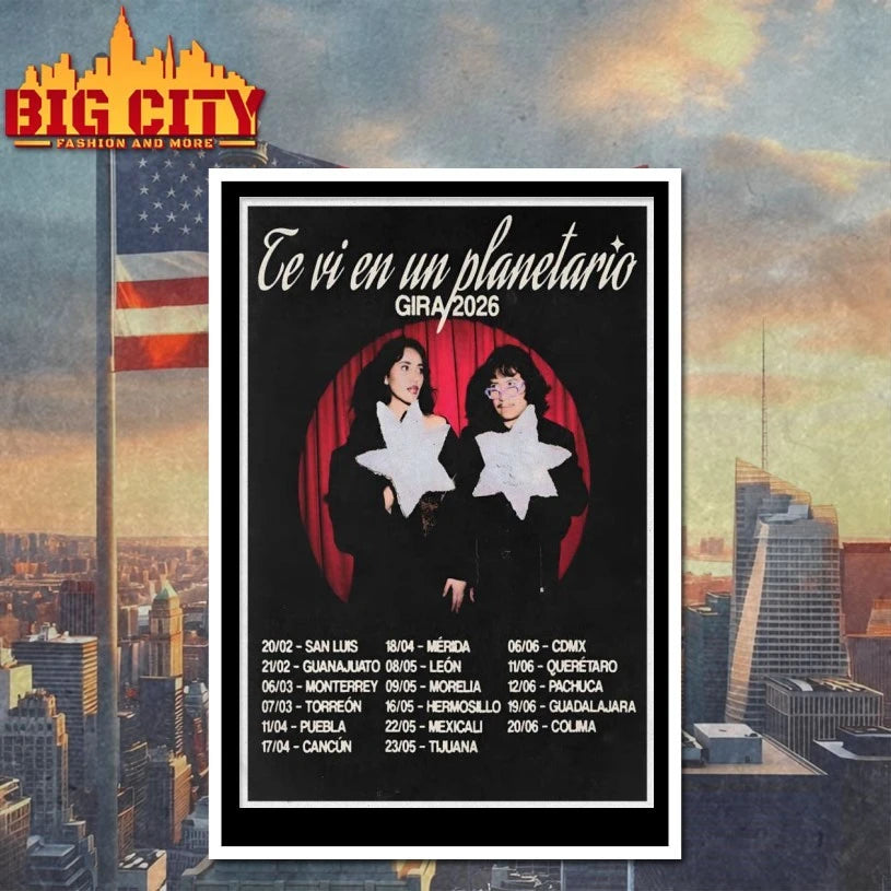 Te Vi En Un Planetario Gira 2026 Tour Poster shirt