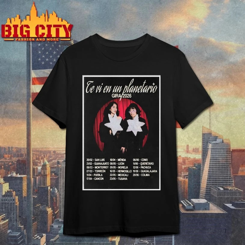 Te Vi En Un Planetario Gira 2026 Tour Poster shirt