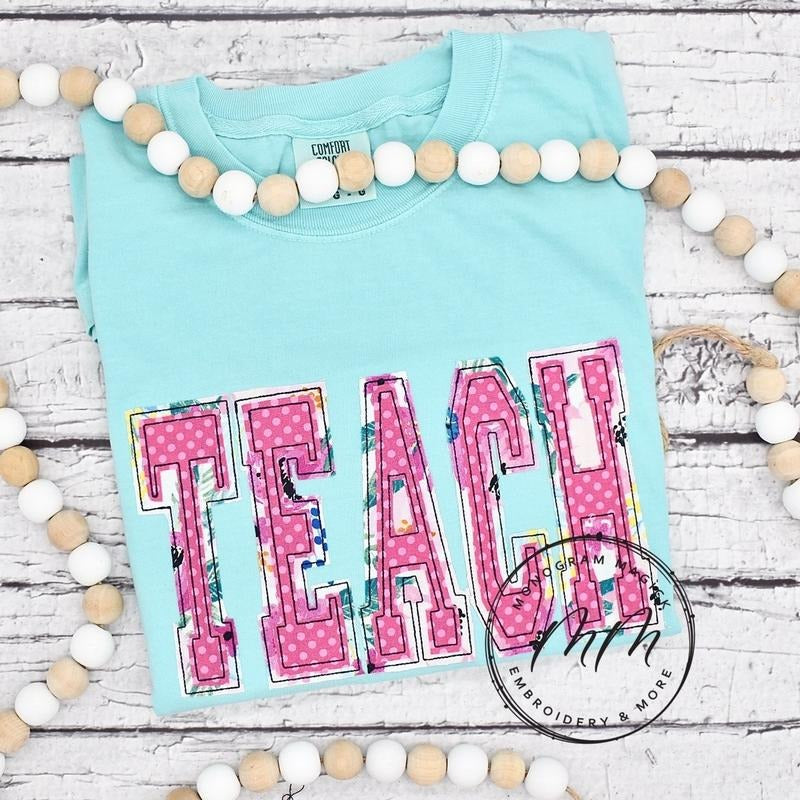 Teach Comfort Color Shirt, Teach Shirt, Double Layer Teach Shirt Hoodie, Sweatshirt | WearSparks.com