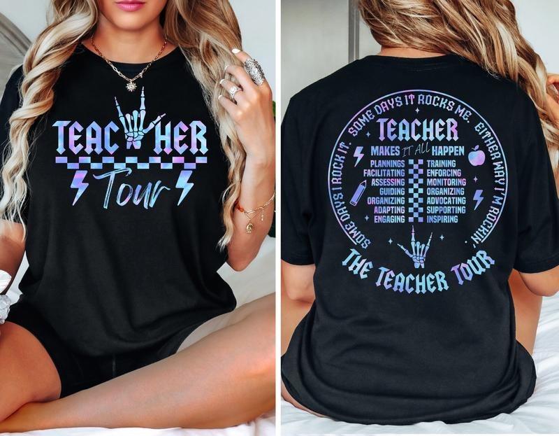 Teacher Shirt Teacher Tour Shirt Team Teacher Shirts Back To School Shirt Teacher Gift Kindergarten Teacher Shirt...