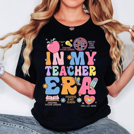Teacher Shirt, Teacher Life tshirt, In My Teacher Era tshirt Hoodie, Sweatshirt | WearSparks.com