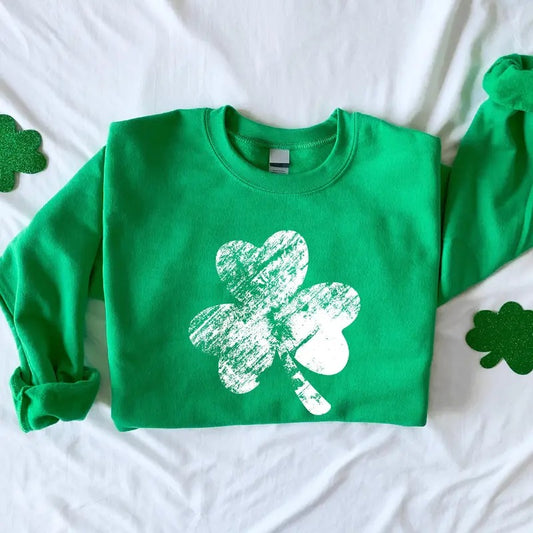 Teacher St Patrick Coquette Bow Pencil Sweatshirt, Lucky Teacher, Glitter St Pattys Day Sweatshirt, Brushstroke Shamrock,...