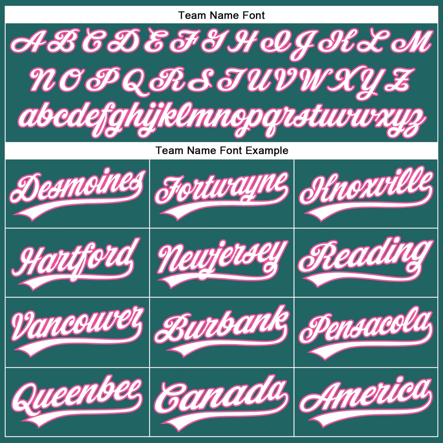 Custom Teal White Pinstripe Pink Authentic Baseball Jersey