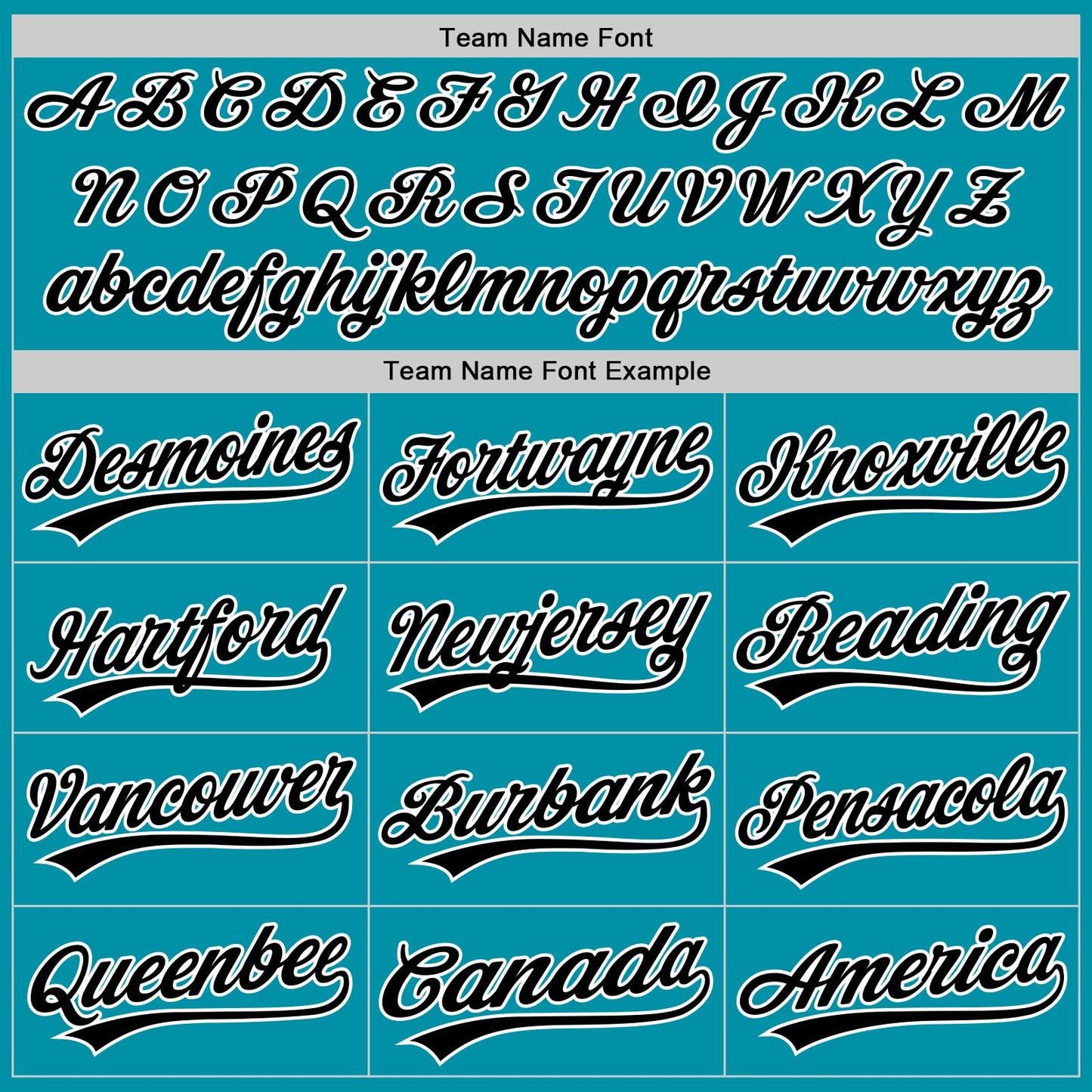 Custom Teal Black-White Authentic Throwback Baseball Jersey