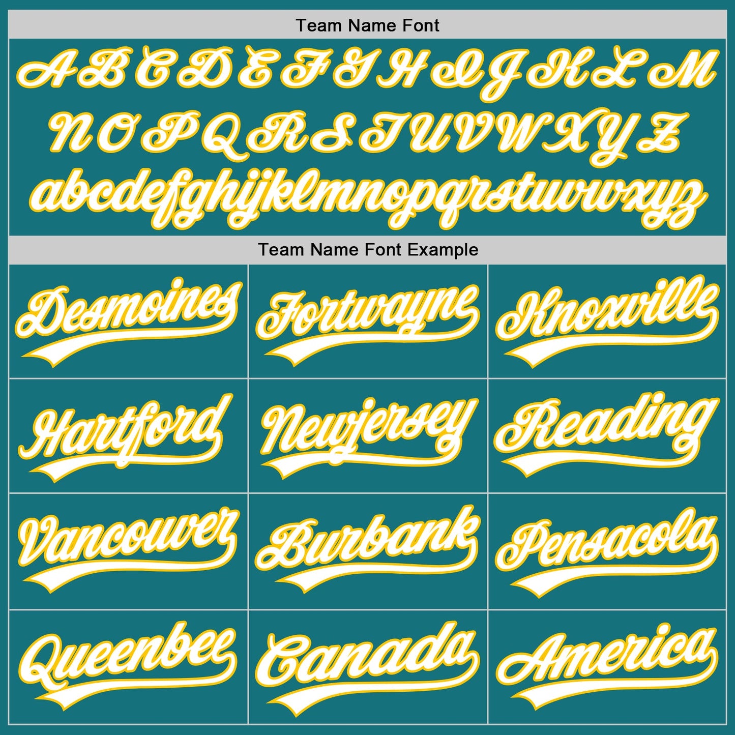 Custom Teal White-Yellow Authentic Baseball Jersey