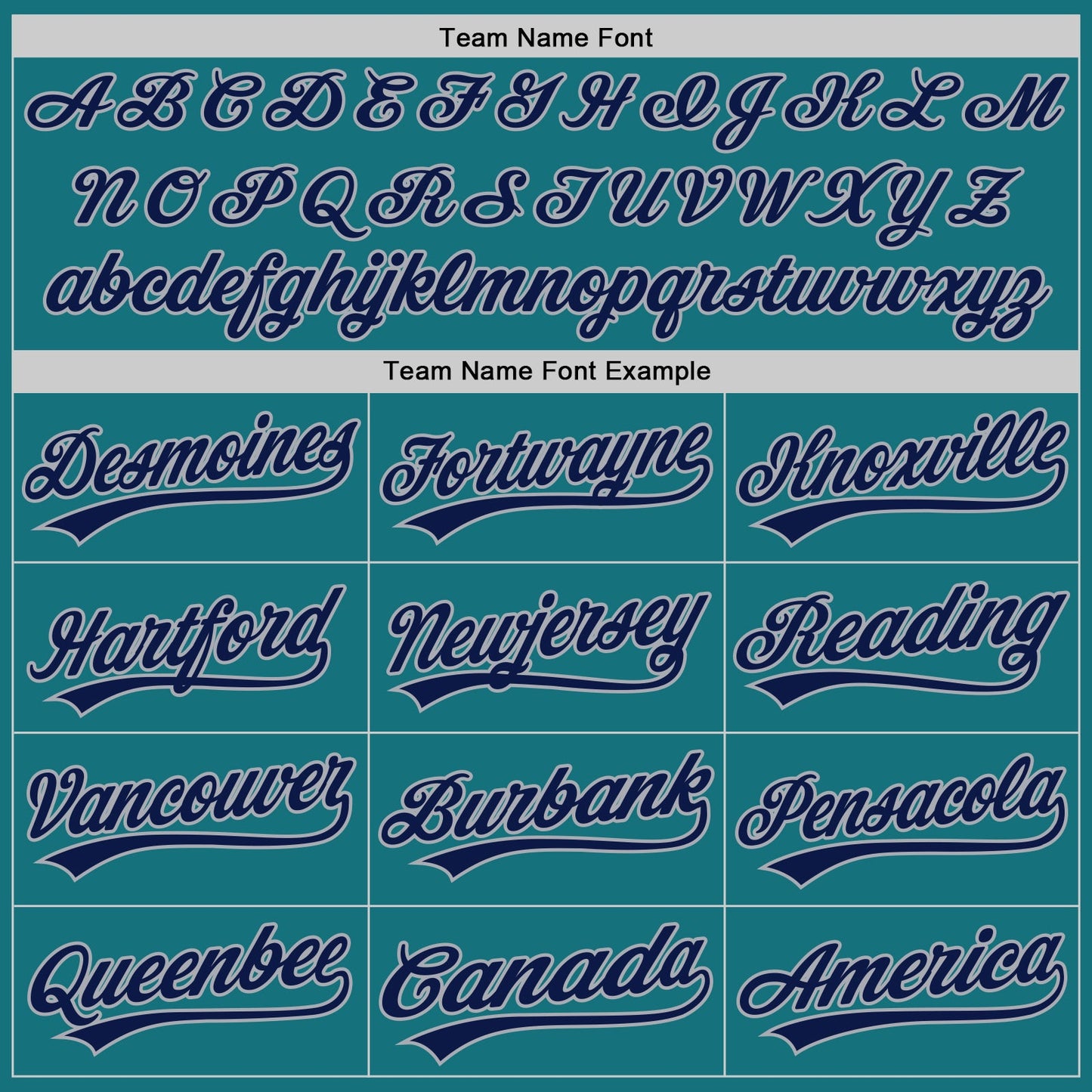 Custom Teal Navy-Gray Authentic Baseball Jersey
