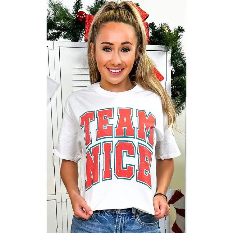 Team Nice Graphic T-Shirt Hoodie, Sweatshirt | WearSparks.com