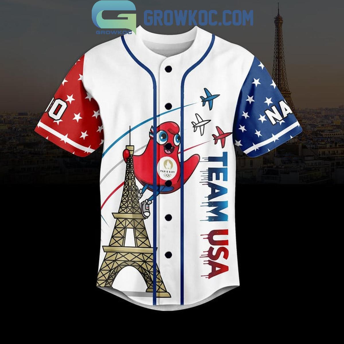 Team USA We Are Ready For Olympic Personalized Baseball Jersey