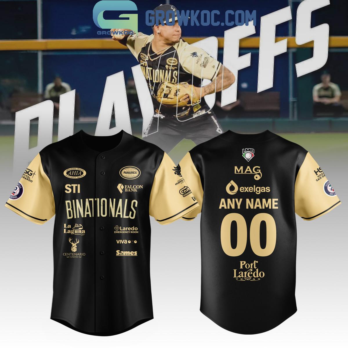 Tecolotes De Los Dos Laredos 2024 Home Personalized Baseball Jersey