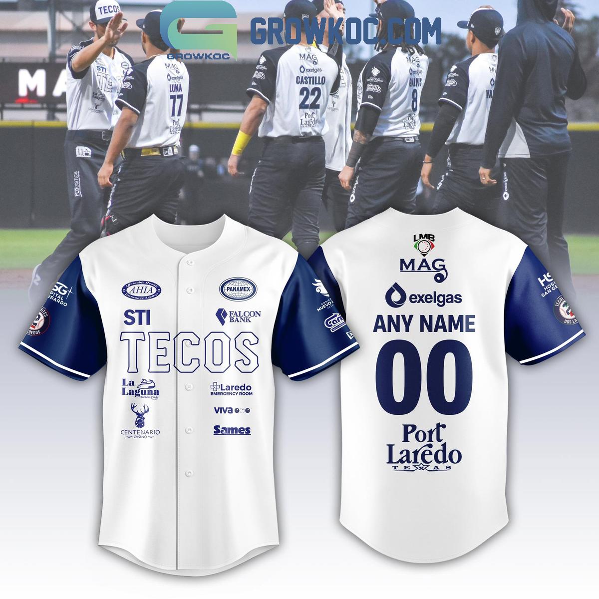Tecolotes De Los Dos Laredos 2024 Mexico Personalized Baseball Jersey