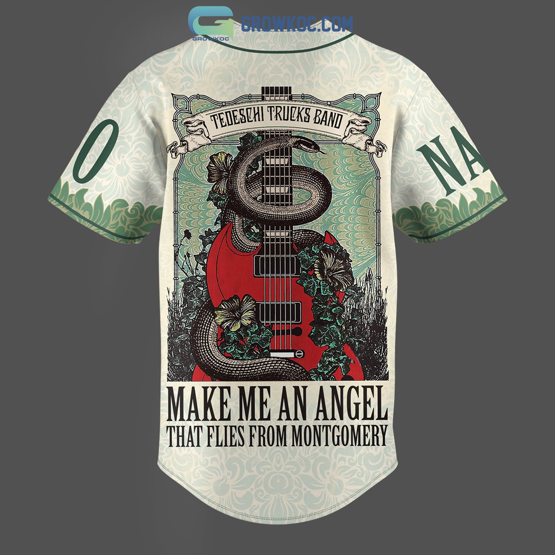 Tedeschi Trucks Band Make Me An Angel That Flies From Montgomery Personalized Baseball Jersey