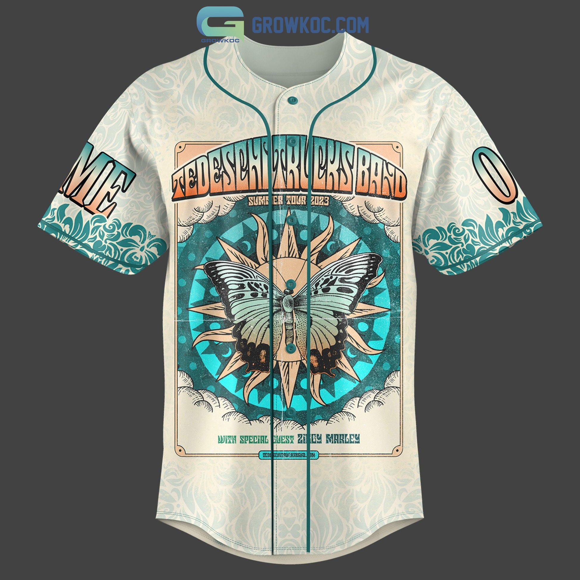 Tedeschi Trucks Band Summer Tour 2023 Personalized Baseball Jersey