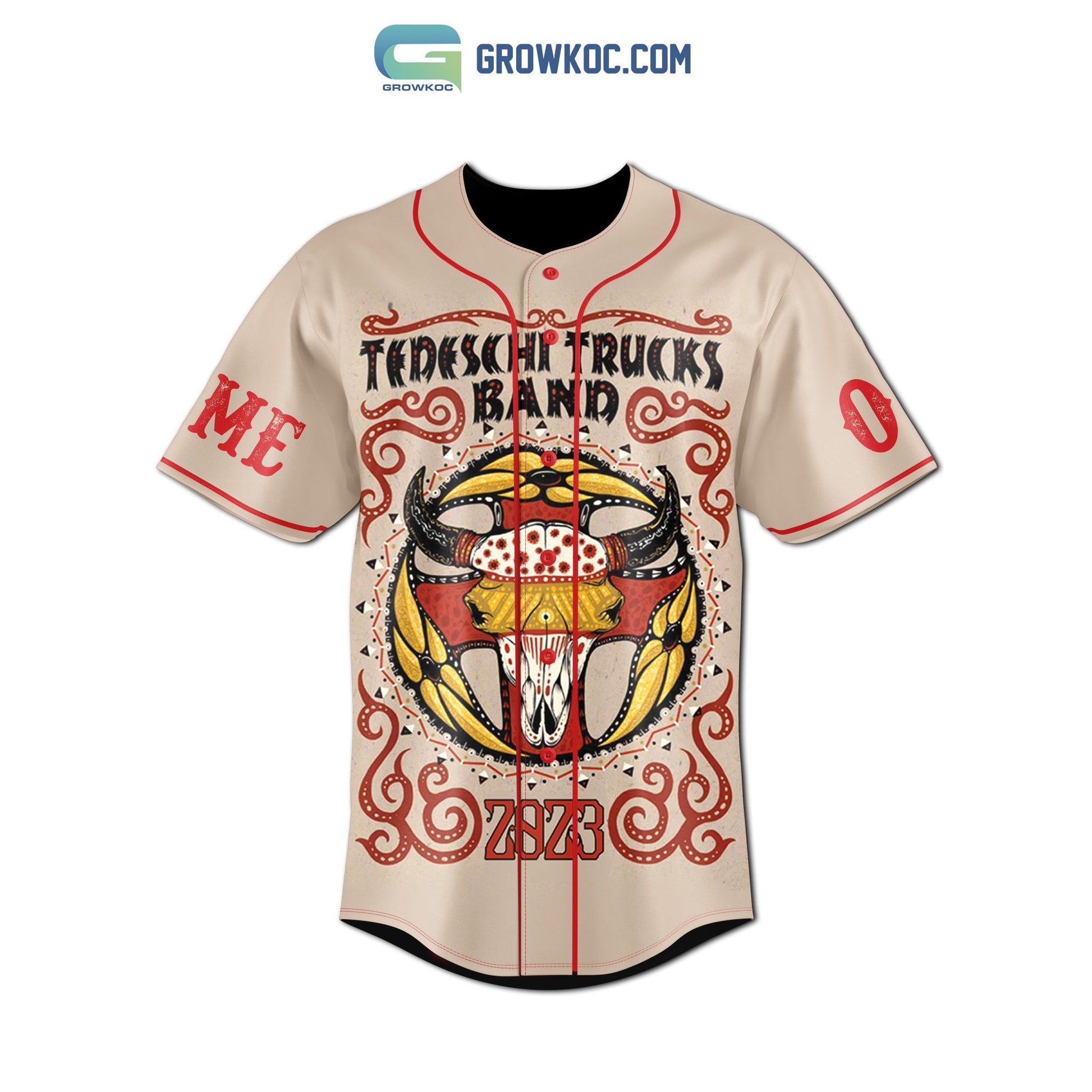 Tedeschi Trucks Band World Tour 2023 Personalized Baseball Jersey