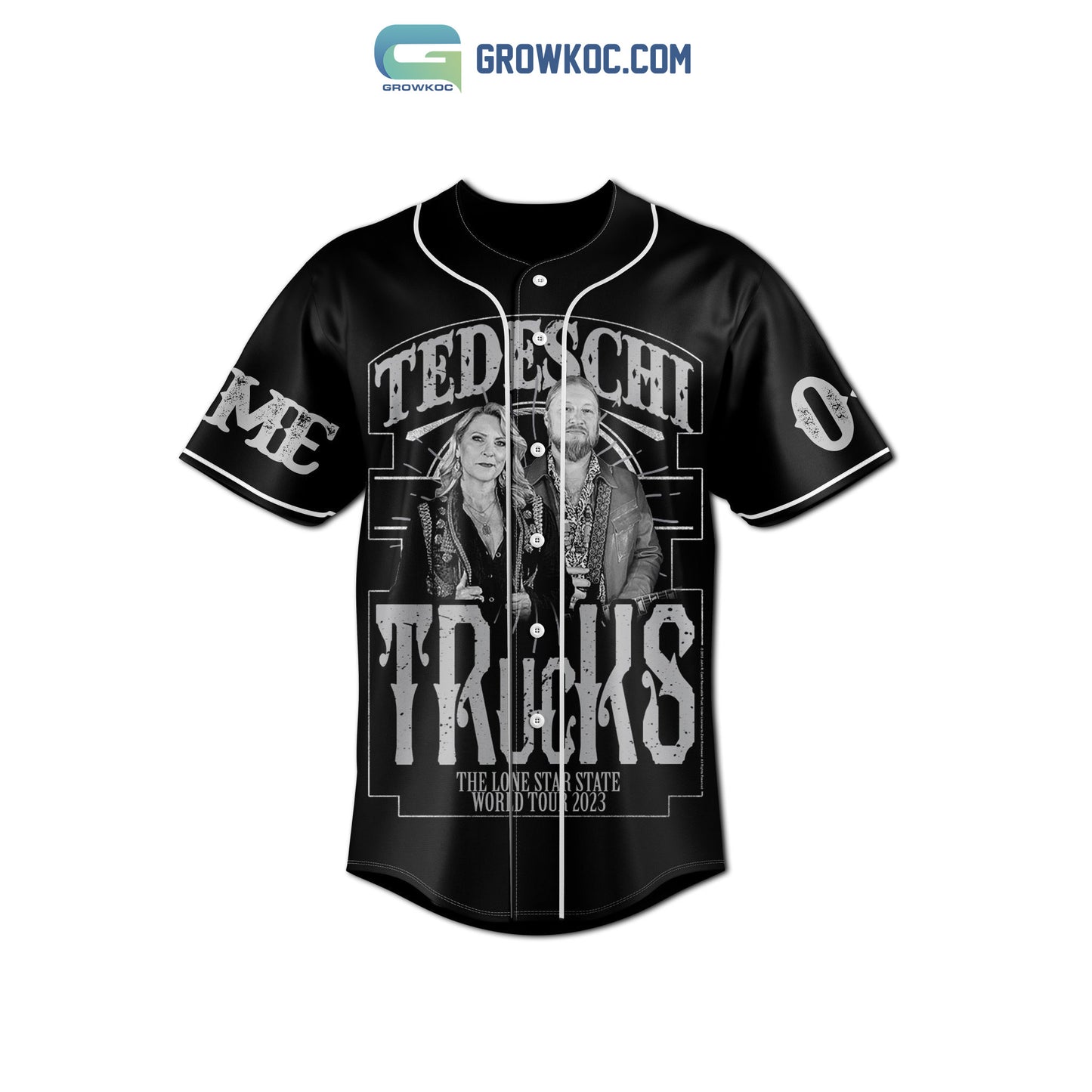Tedeschi Trucks The The Lone Star State World Tour 2023 Personalized Baseball Jersey