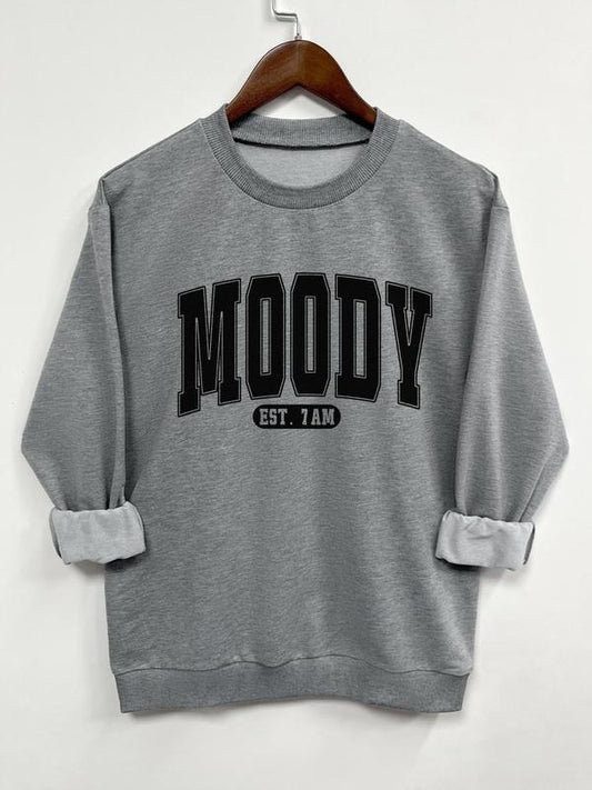 Teen Girl's Letter Print Crew Neck Sweatshirt, Casual Long Sleeve Pullover for Daily Wear, Fashion Cozy Top for...