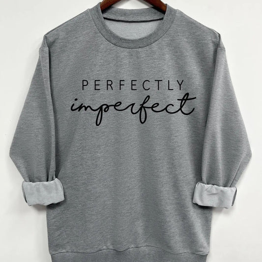 Teen Girl's Letter Print Crew Neck Sweatshirt, Casual Trendy Long Sleeve Pullover for Daily Wear, Fashion Cozy Top for...