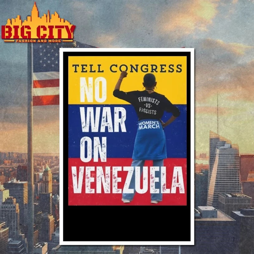 Tell Congress No War In Venezuela poster shirt