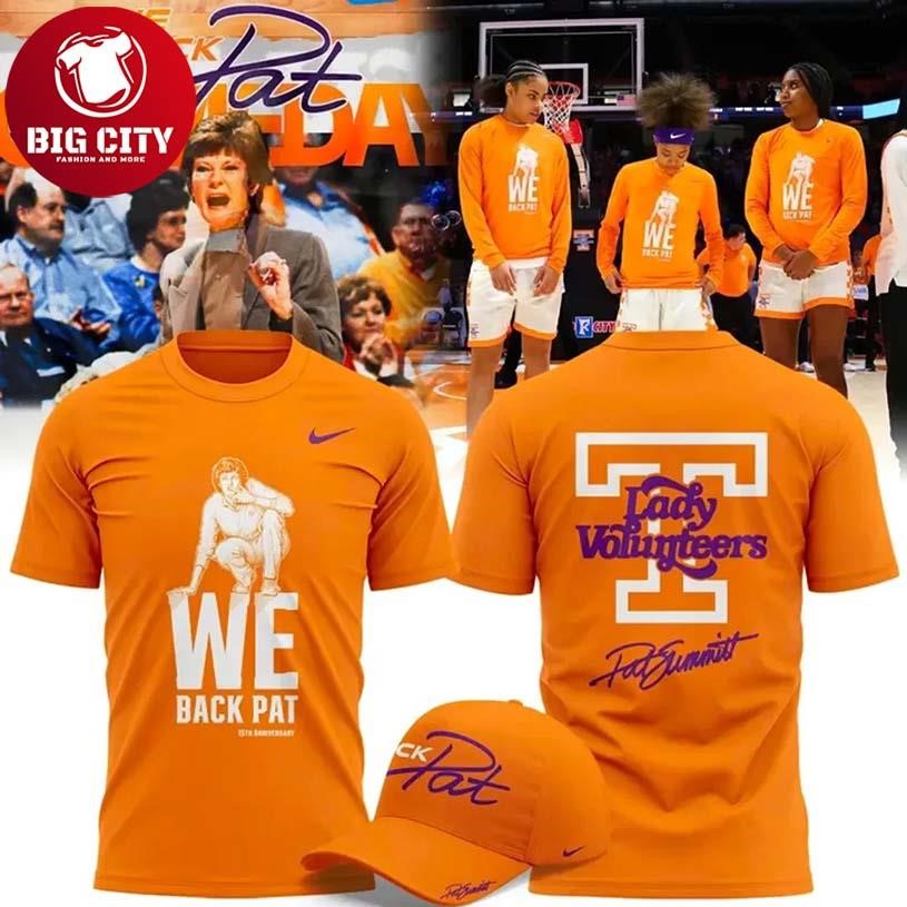 Tennessee Lady Volunteers Signed Pat Summitt for fans Two Sided Shirt