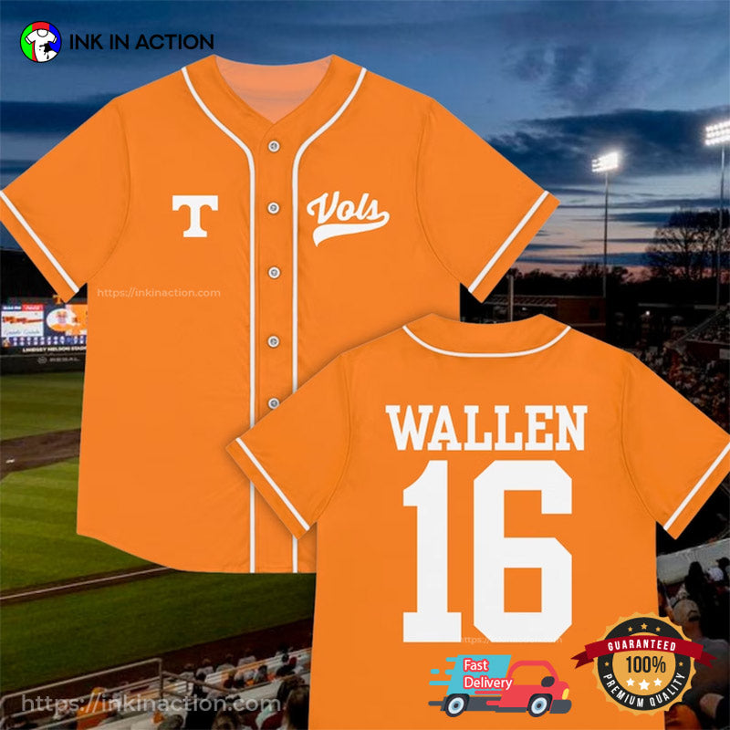 Tennessee Morgan Wallen Baseball Jersey