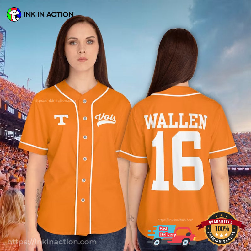 Tennessee Morgan Wallen Baseball Jersey