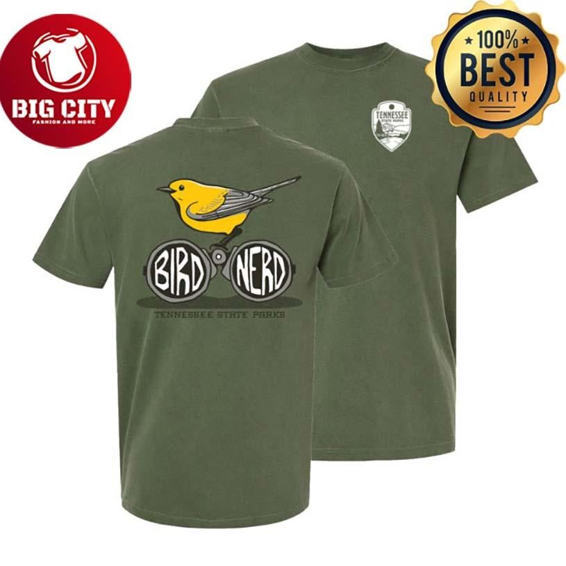 Tennessee State Parks Tnsp Bird Nerd Two Sided Shirt
