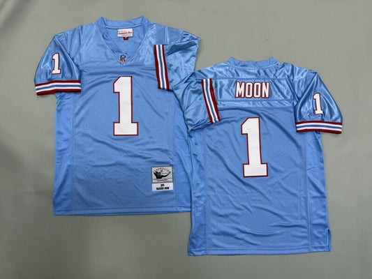 Tennessee Oilers #1 Warren Moon Oilers Style 2