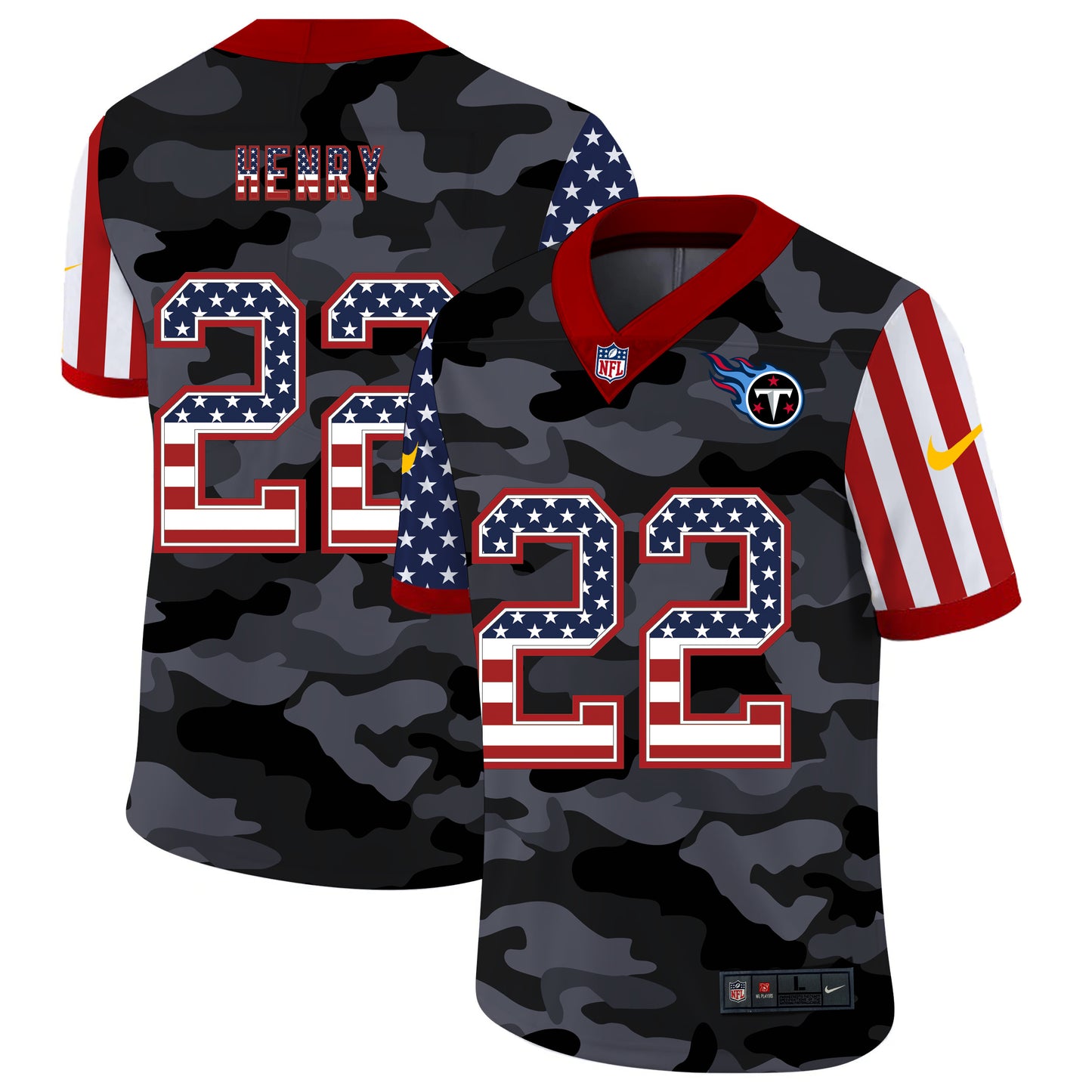 Tennessee Titans #22 Derrick Henry Style 2
