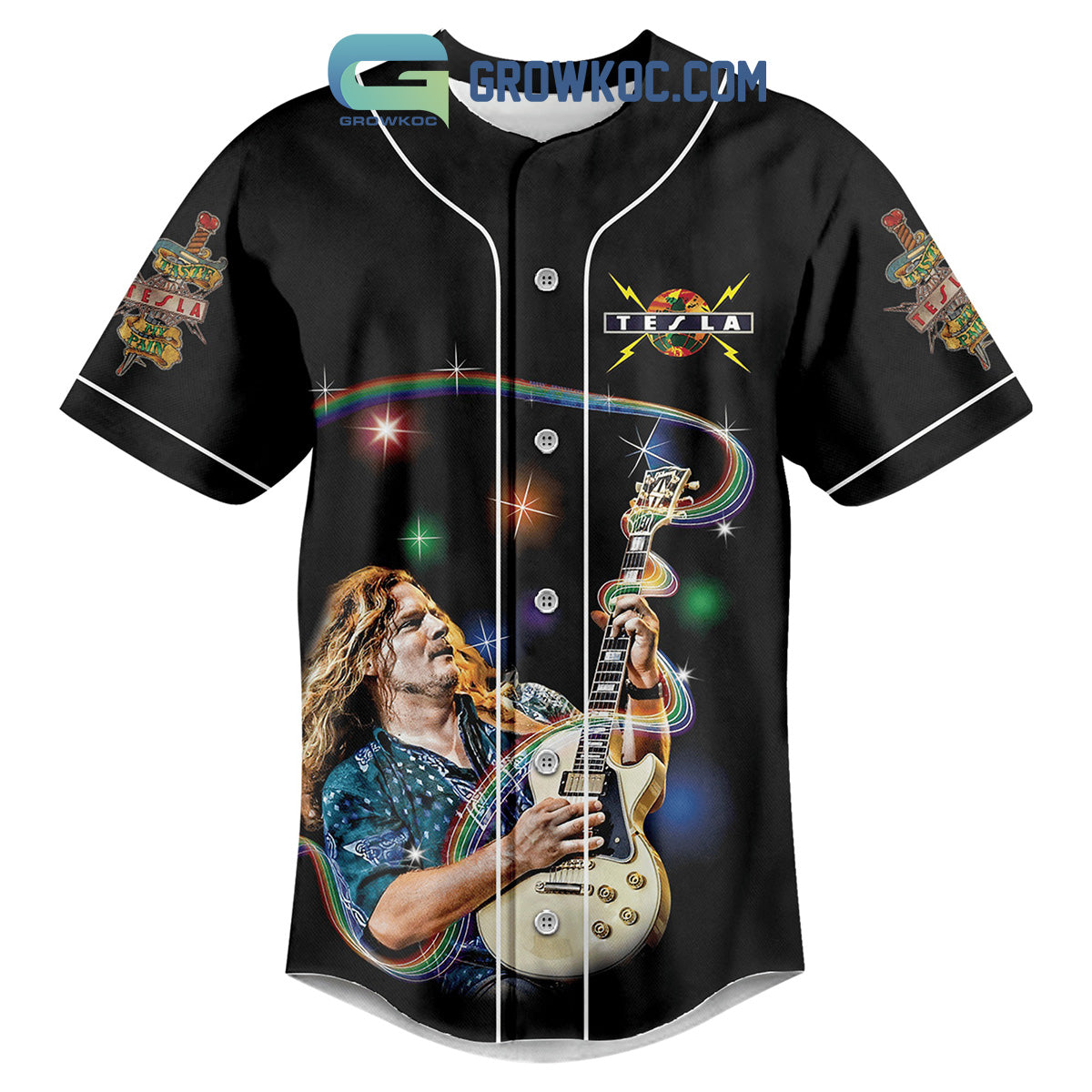 Tesla Band Keeping It Real 2024 Baseball Jersey
