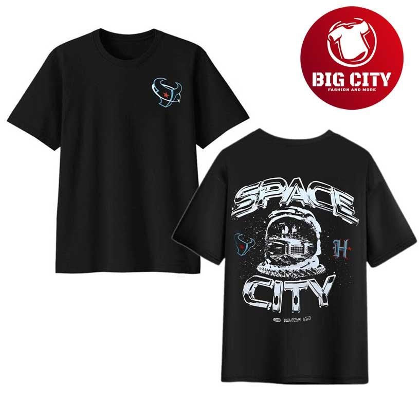 Texans Stars Out for Space City Two Sided Shirt