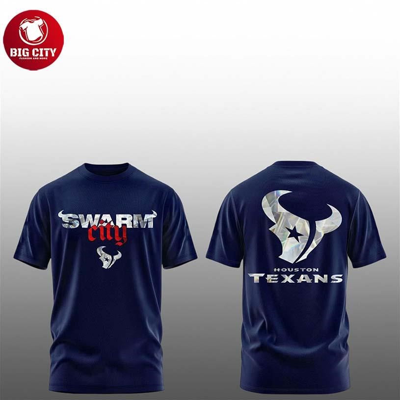 Texans Swarm City Playoffs Two Sided Shirt