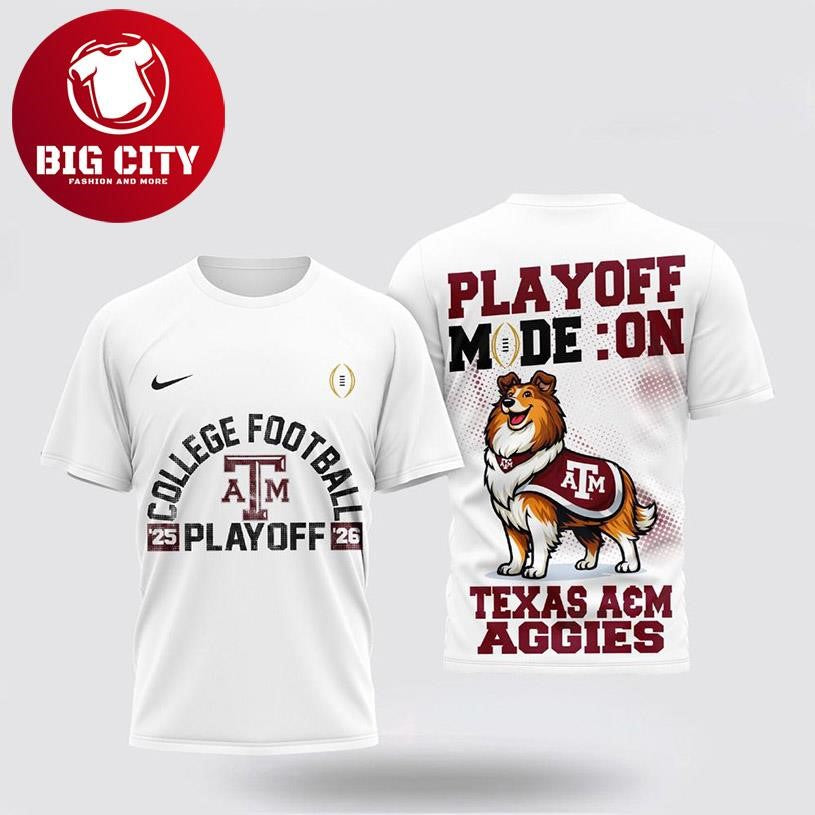 Texas A&amp;M Aggies NCAA PlayOff Two Sided Shirt