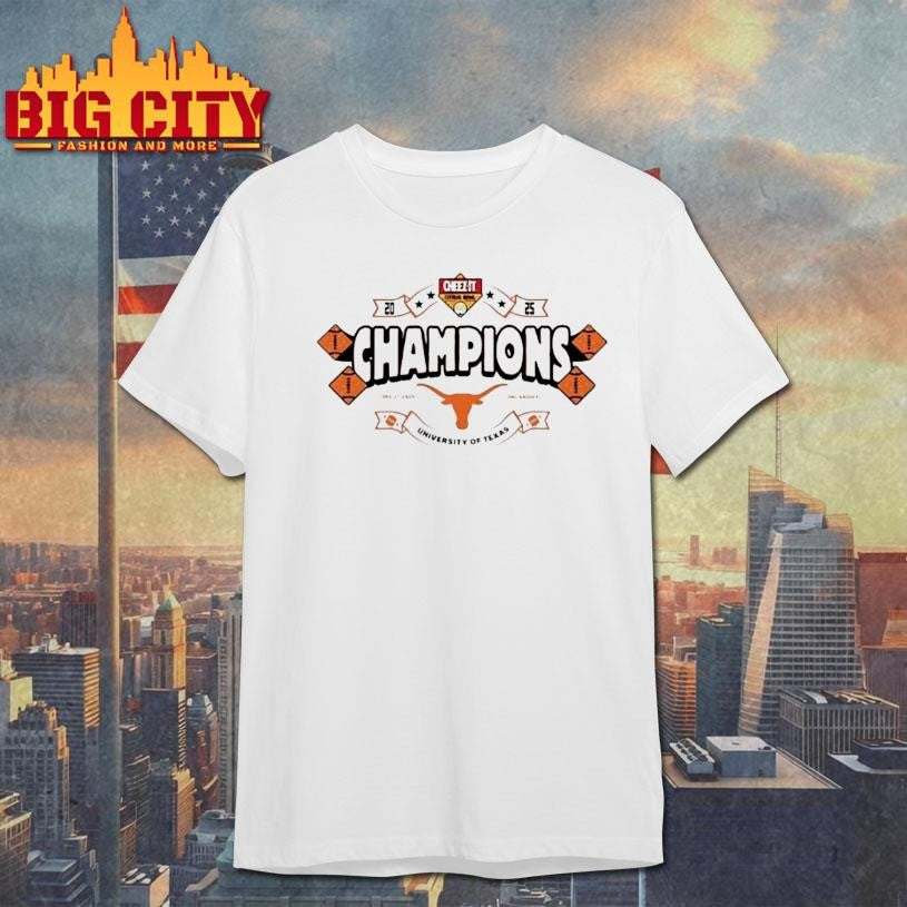 Texas Longhorns 2025 Cheez It Citrus Bowl Champions Orlando Shirt
