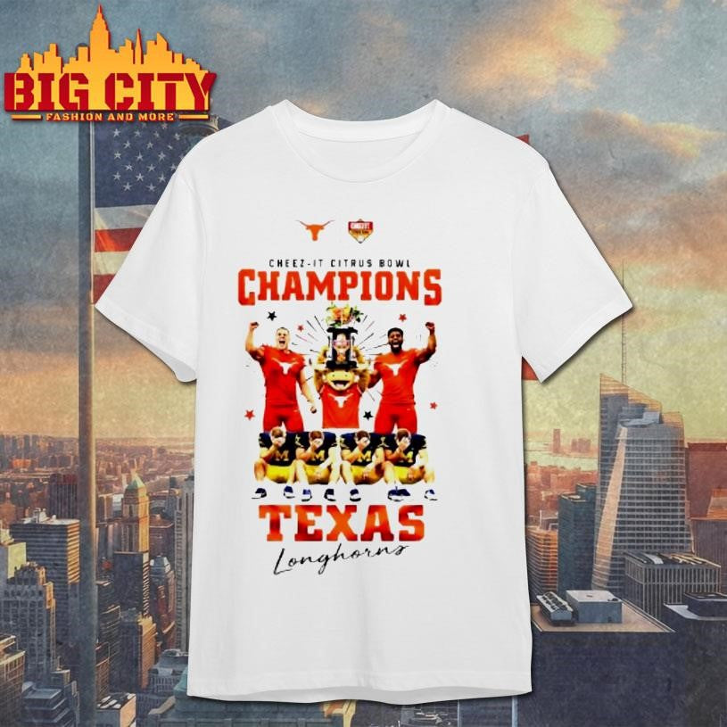 Texas Longhorns 2025 Citrus Bowl Champions Players Trophy shirt