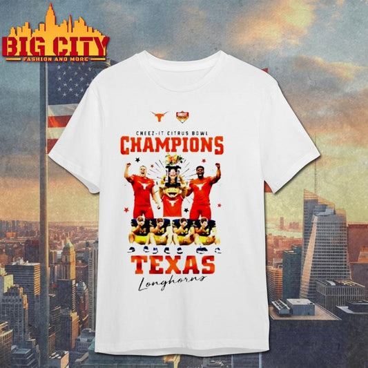 Texas Longhorns 2025 Citrus Bowl Champions Players Trophy shirt