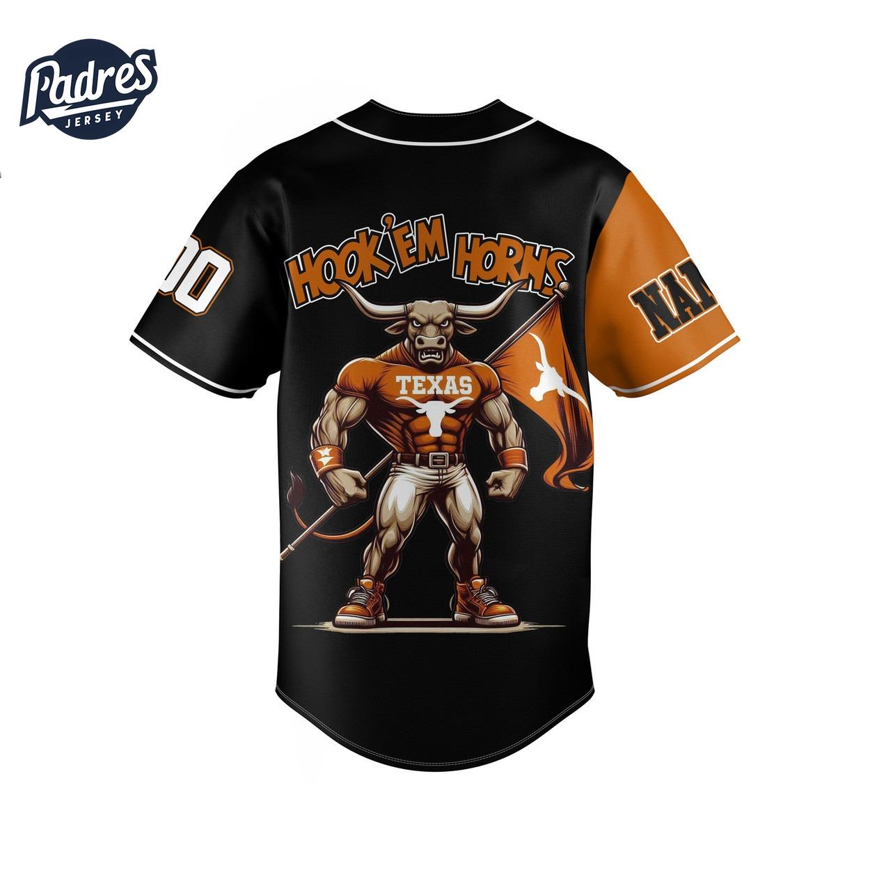 Texas Longhorns Football Custom Baseball Jersey Gifts - Padres Jersey Oasis: Elevate Your Baseball Style Game... (Image 4)