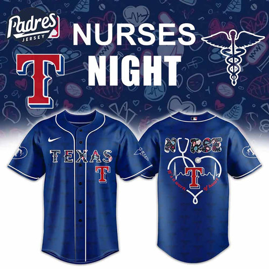 Texas Rangers Baseball Jersey Outfit For Nurses Night 2025 - Padres Jersey Oasis: Elevate Your Baseball Style Game...