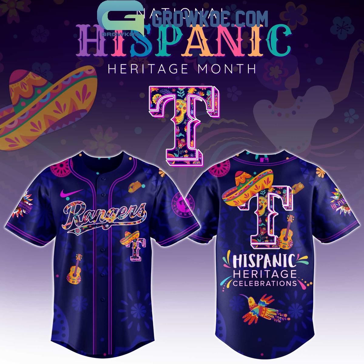 Texas Rangers Hispanic Heritage Celebrations 2025 Baseball Jersey