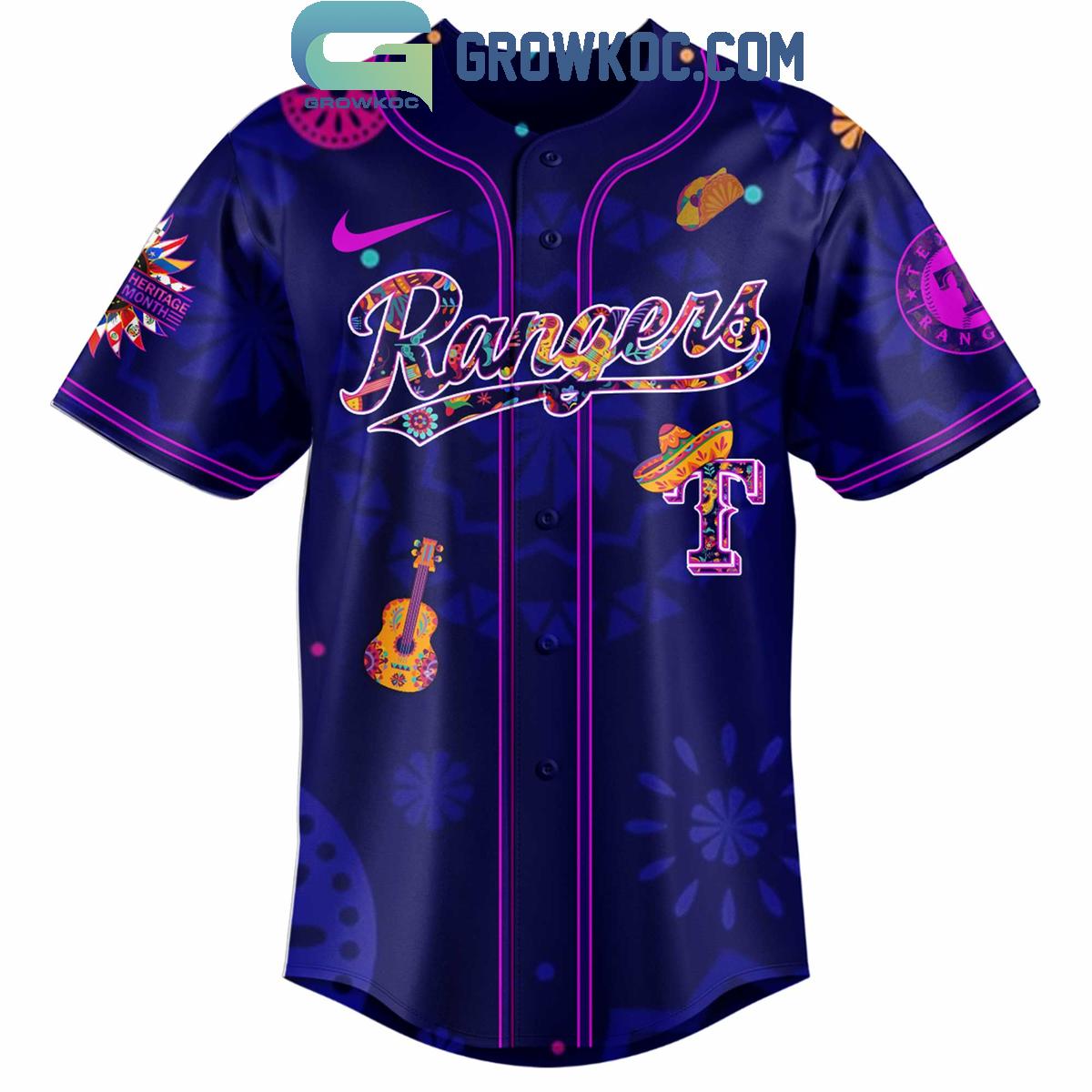 Texas Rangers Hispanic Heritage Celebrations 2025 Baseball Jersey