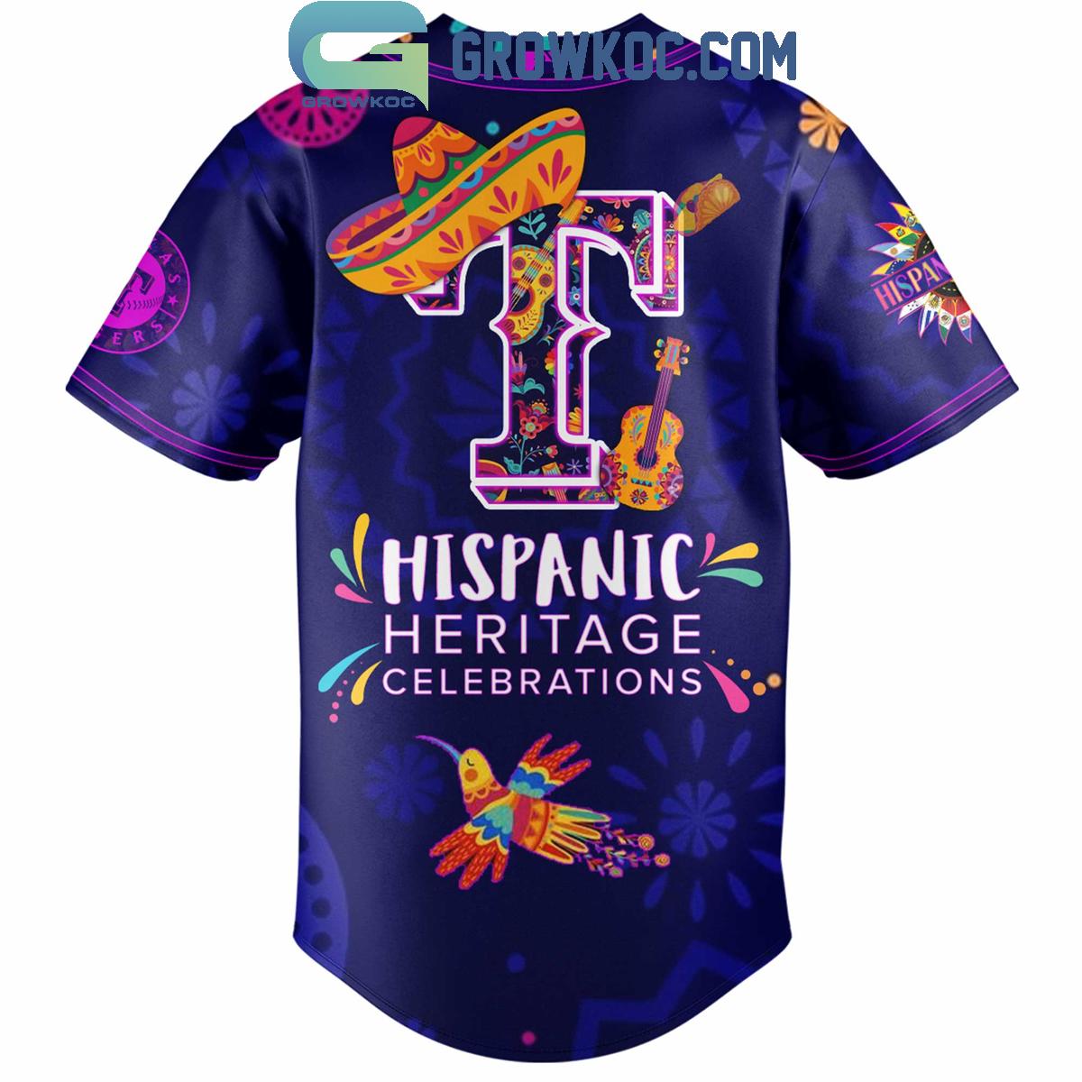 Texas Rangers Hispanic Heritage Celebrations 2025 Baseball Jersey