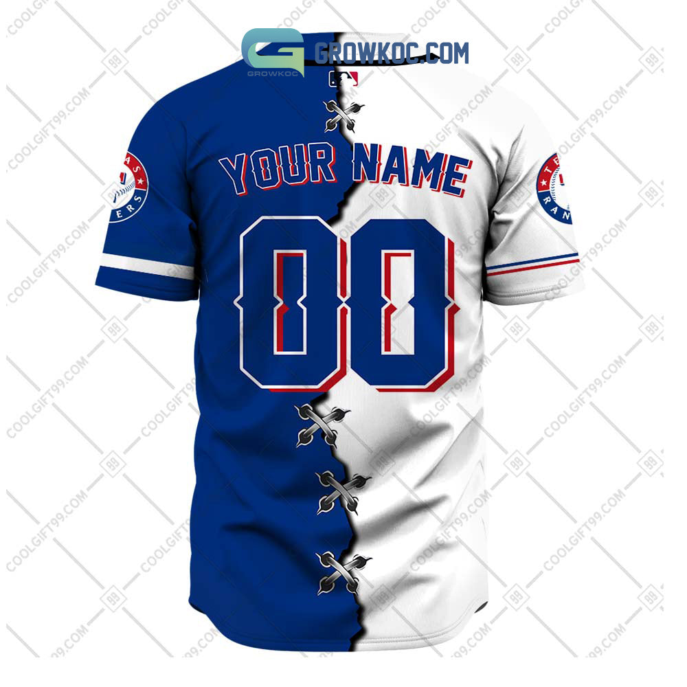 Texas Rangers MLB Personalized Mix Baseball Jersey