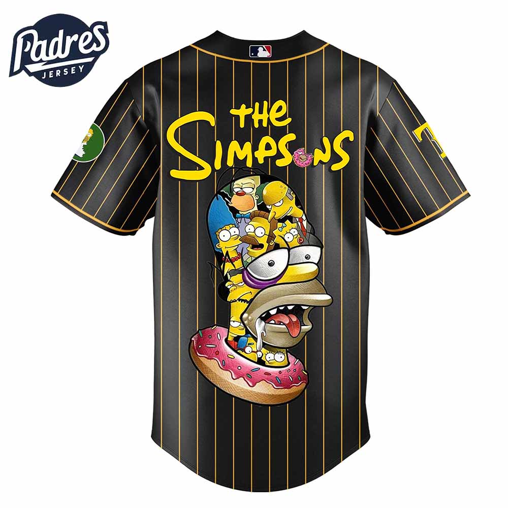 Texas Rangers MLB x The Simpsons Baseball Jersey Style - Padres Jersey Oasis: Elevate Your Baseball Style Game... (Image 1)
