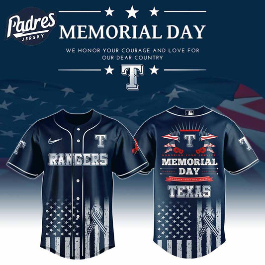Texas Rangers Special Memorial Day Baseball Jersey - Padres Jersey Oasis: Elevate Your Baseball Style Game T-Shirts,...